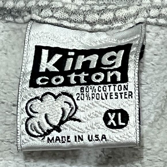 Vintage 80s King Cotton San Diego California Beach Sweatshirt Made in USA XL - Picture 5 of 8